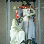 Keresztelő Szt. János és Jézus szobra